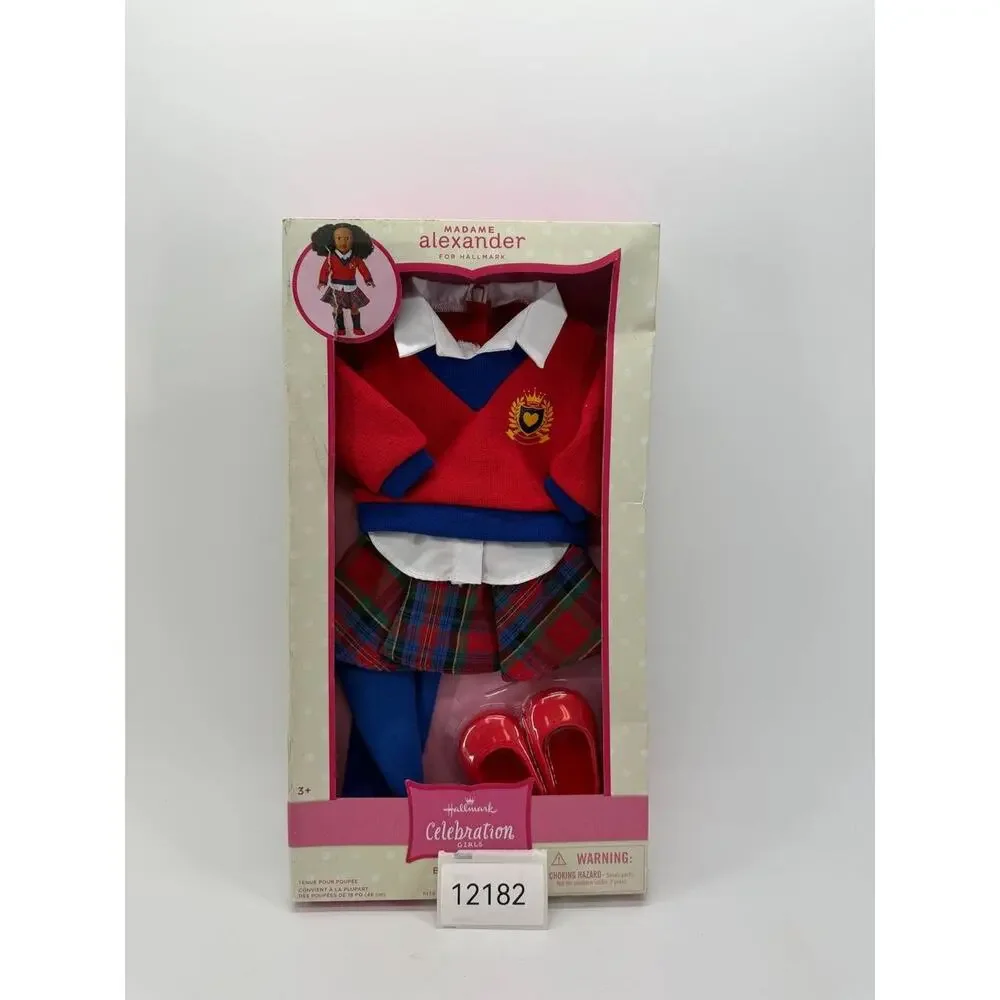 Madame Alexander Hallmark Celebration Girls Back to School 18in Doll Outfit